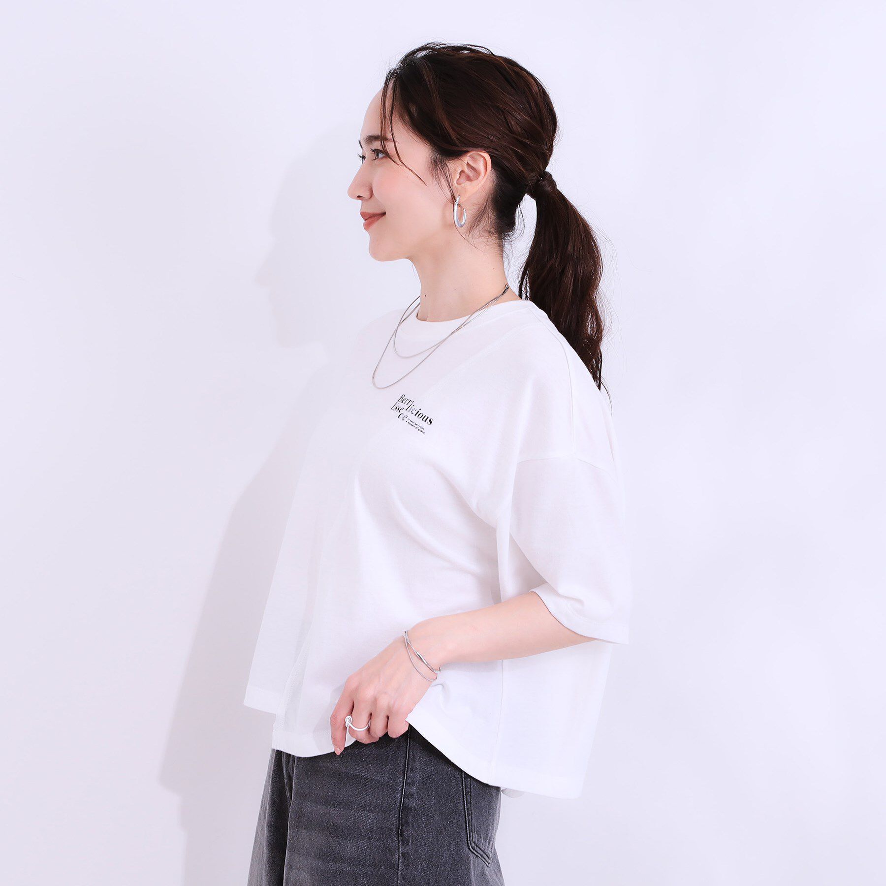 SHOO･LA･RUE「リメイク風Tシャツ」|Tシャツ・カットソー|