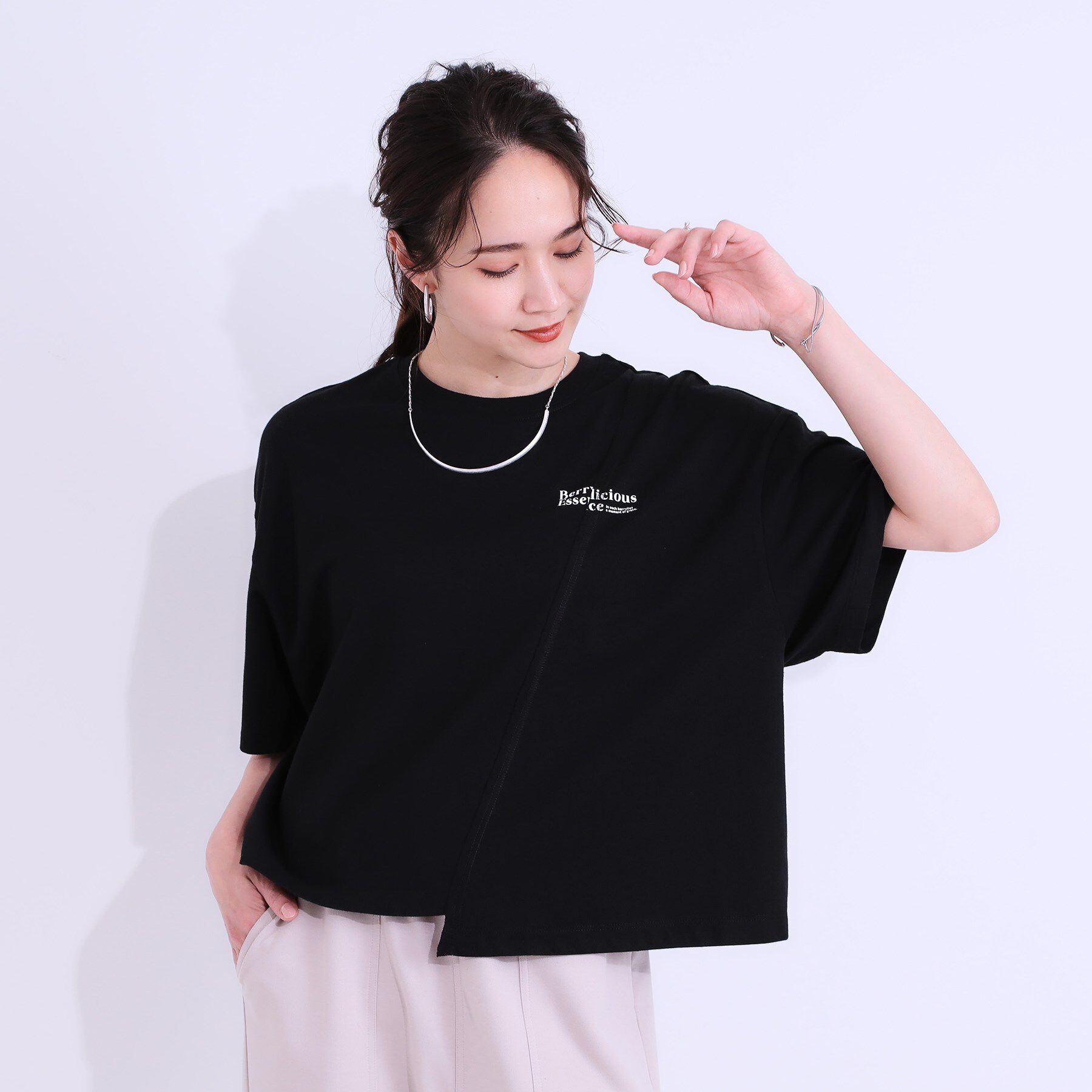 SHOO･LA･RUE「リメイク風Tシャツ」|Tシャツ・カットソー|