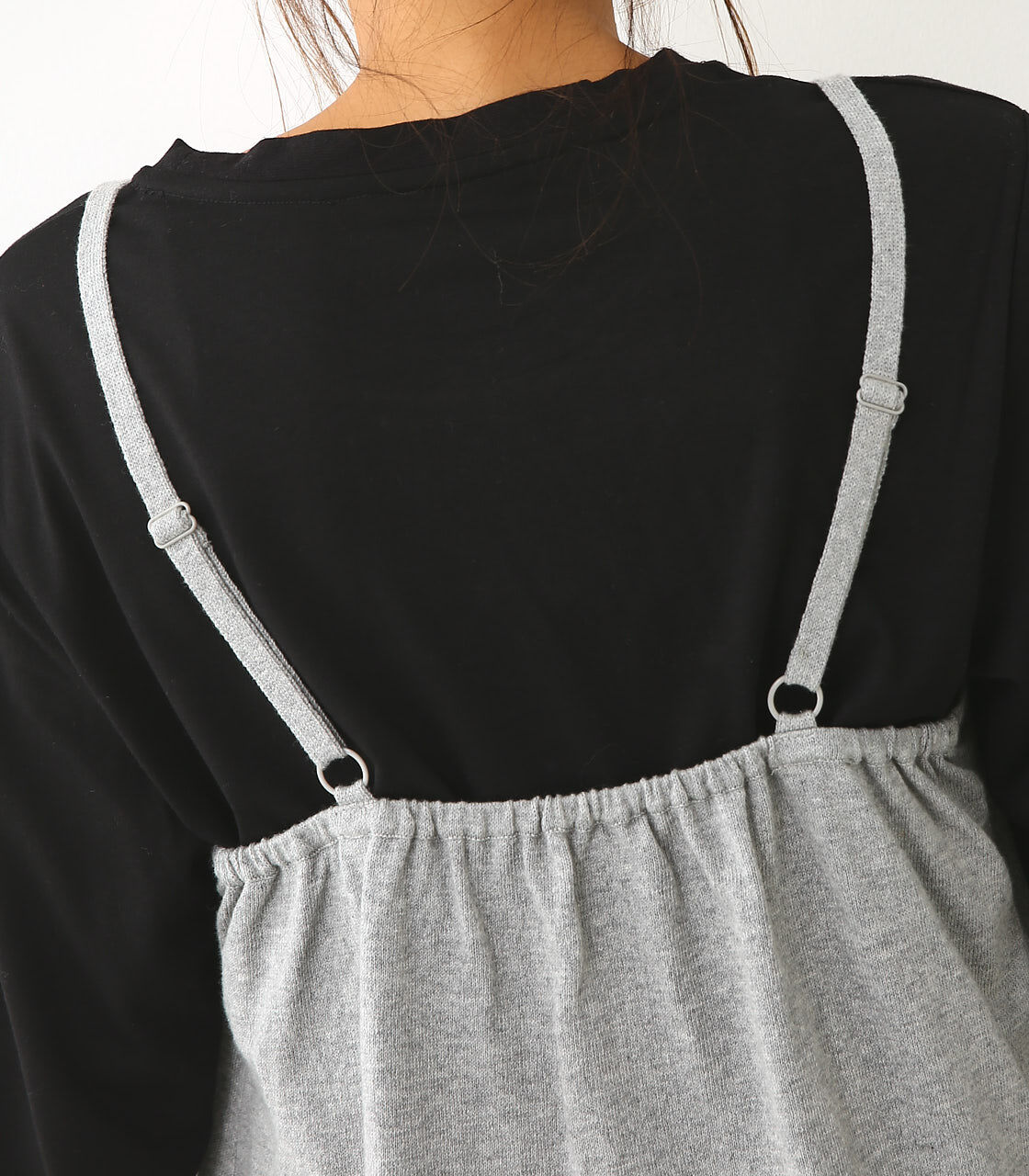  「ニット キャミ セット L／S Tシャツ」|キャミソール|