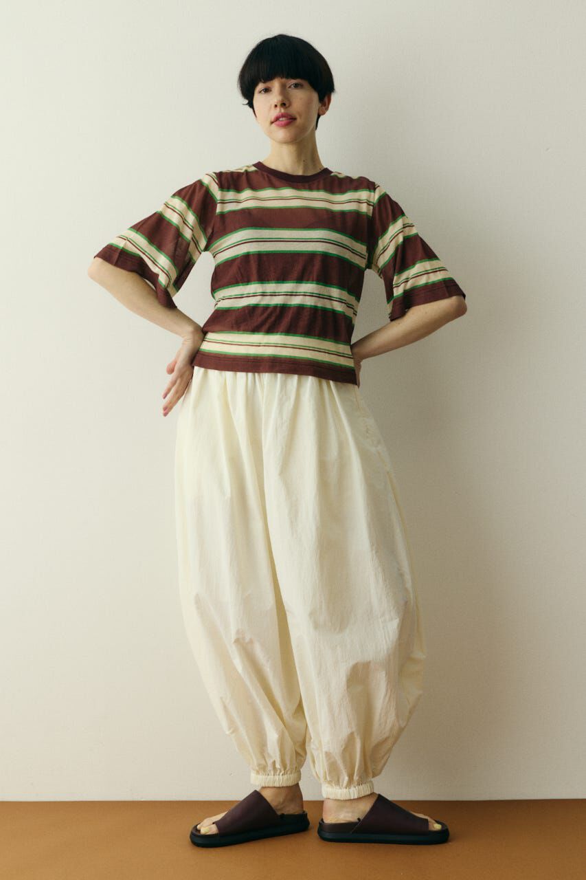 HeRIN.CYE「Border half tops」|Tシャツ・カットソー|