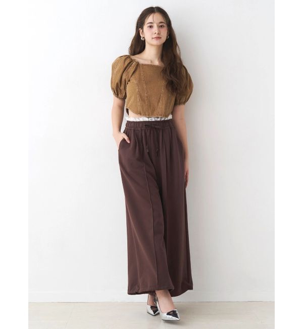CALNAMUR「ウエストレーススウェットパンツ」|その他|