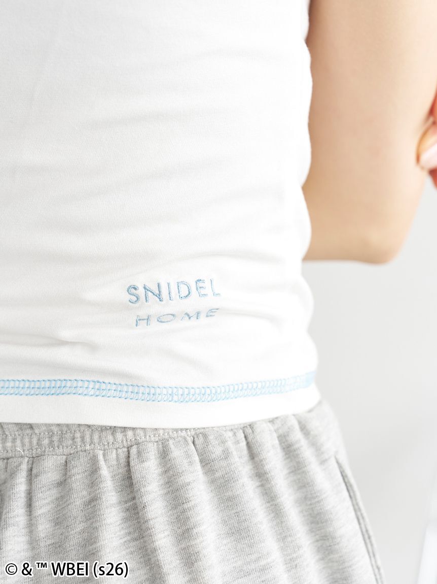 SNIDEL HOME「【Tweety】【接触冷感】ミニＴシャツ」|ルームウェア|