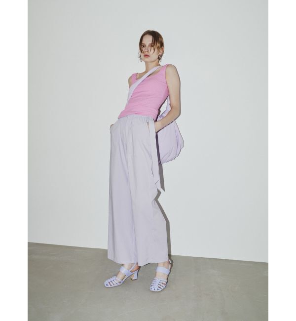 ELENDEEK「SQUARE NECK PAD TANK TOP」|タンクトップ|