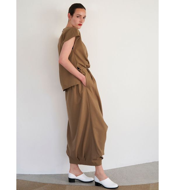 ELENDEEK「ASYME DRAPE BL」|シャツ・ブラウス|