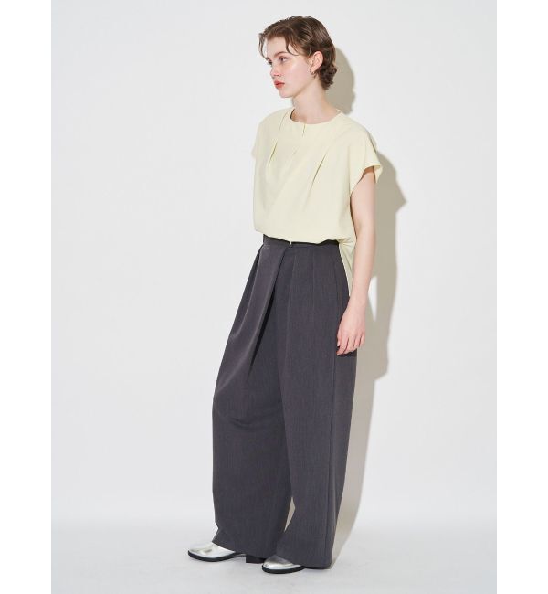 ELENDEEK「ASYME DRAPE BL」|シャツ・ブラウス|