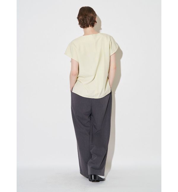 ELENDEEK「ASYME DRAPE BL」|シャツ・ブラウス|