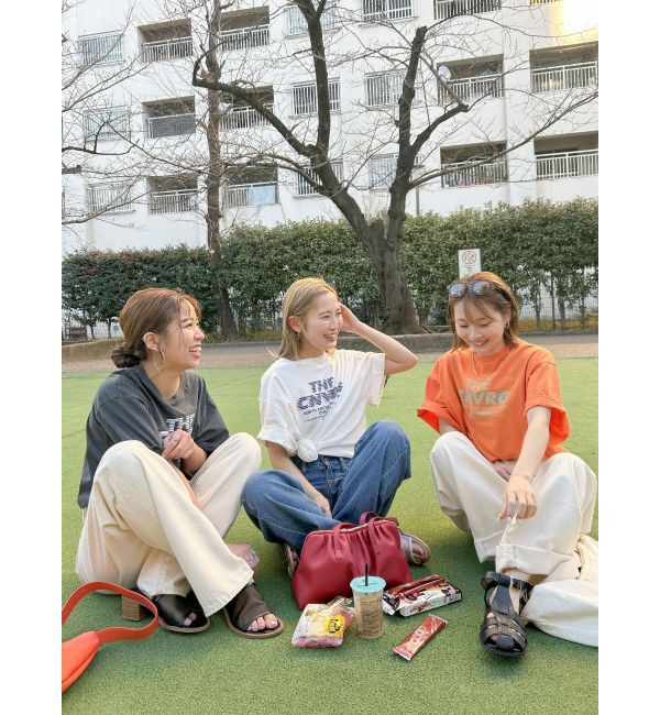 Ungrid「ツアーロゴルーズTee」|Tシャツ・カットソー|
