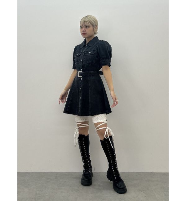 jouetie「レースアップバイカーパンツ」|その他|