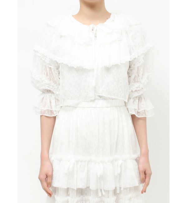 merry jenny「floral sheer bolero」|ボレロ|