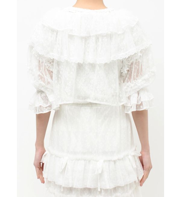 merry jenny「floral sheer bolero」|ボレロ|