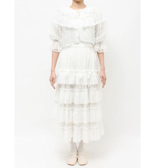 merry jenny「floral sheer bolero」|ボレロ|