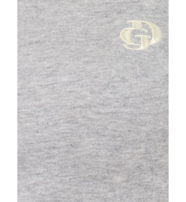 GYDA「GD BICOLORワンショルダーデザインショートトップス」|Tシャツ・カットソー|