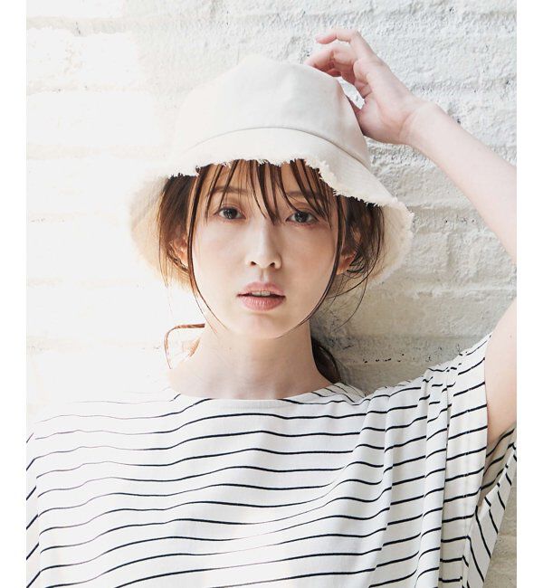 ikka「UVフリンジバケットハット」|その他|