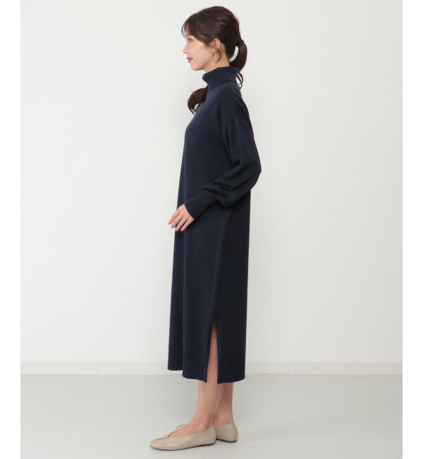 IKKA LOUNGE「タートルニットスリットワンピース」|その他|