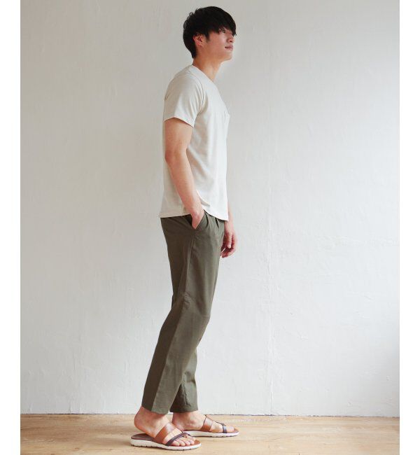 ikka「【雑誌MonoMax5月号掲載】GOKU楽パンツ EASY STRETCH 冷感アンクル「小泉孝太郎さん着用モデル」」|スラックス|