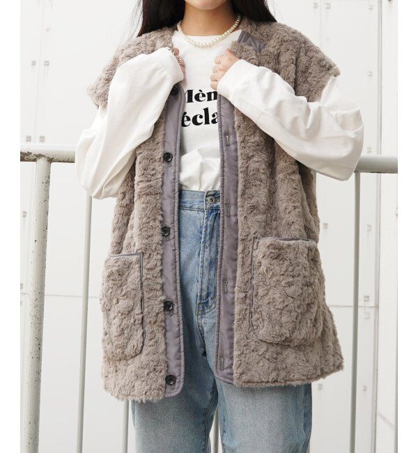 VENCE share style「ボアベスト付き4WAYモッズコート」|その他|