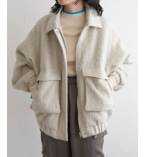 VENCE share style「シャギーフライトジャケット」|その他|