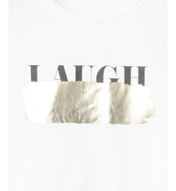VENCE share style「ロゴ箔プリントコンパクトTシャツ」|Tシャツ・カットソー|