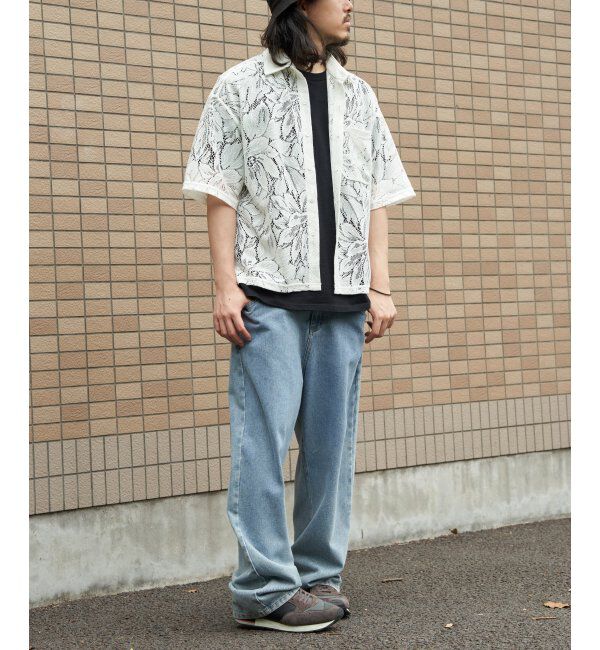 VENCE share style「レースハンソデシャツ」|Tシャツ・カットソー|