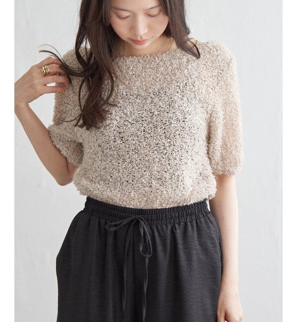 VENCE share style「チョウチョヤーンニットプルオーバー」|タンクトップ|