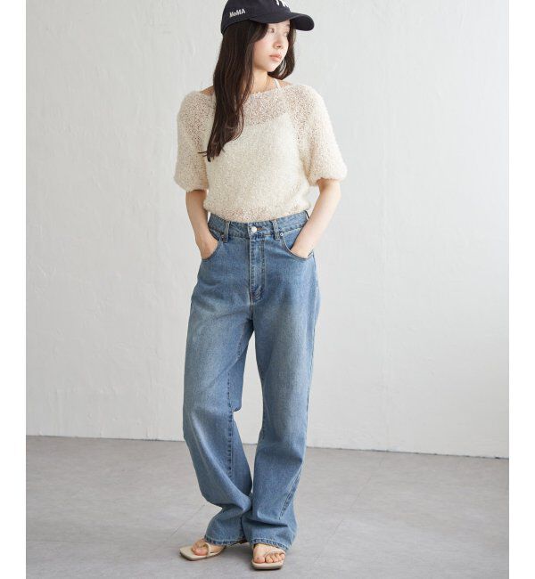 VENCE share style「チョウチョヤーンニットプルオーバー」|タンクトップ|