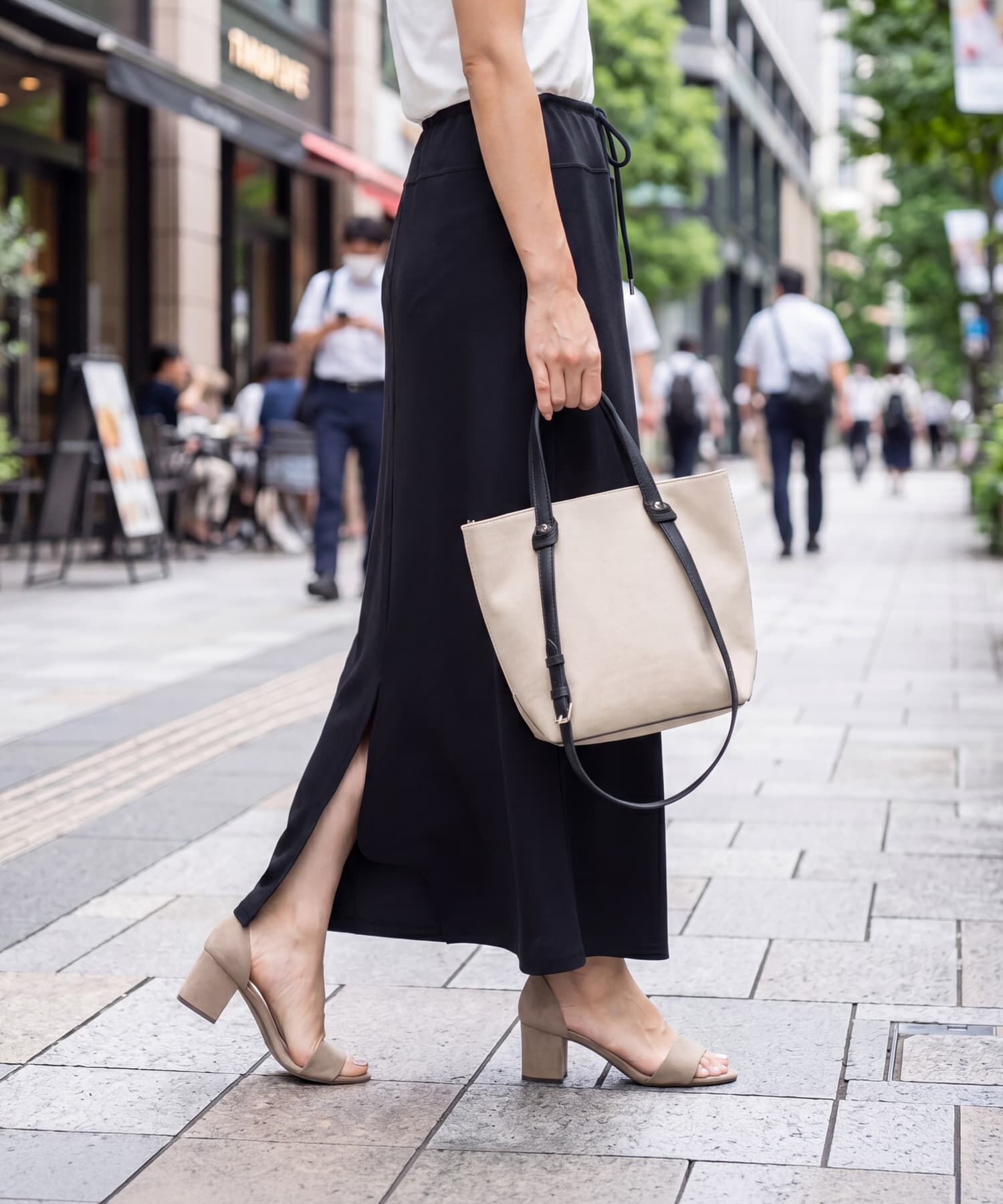 STYLE DELI「裏面ジャージーなめらかカットソースカート」|スカート|