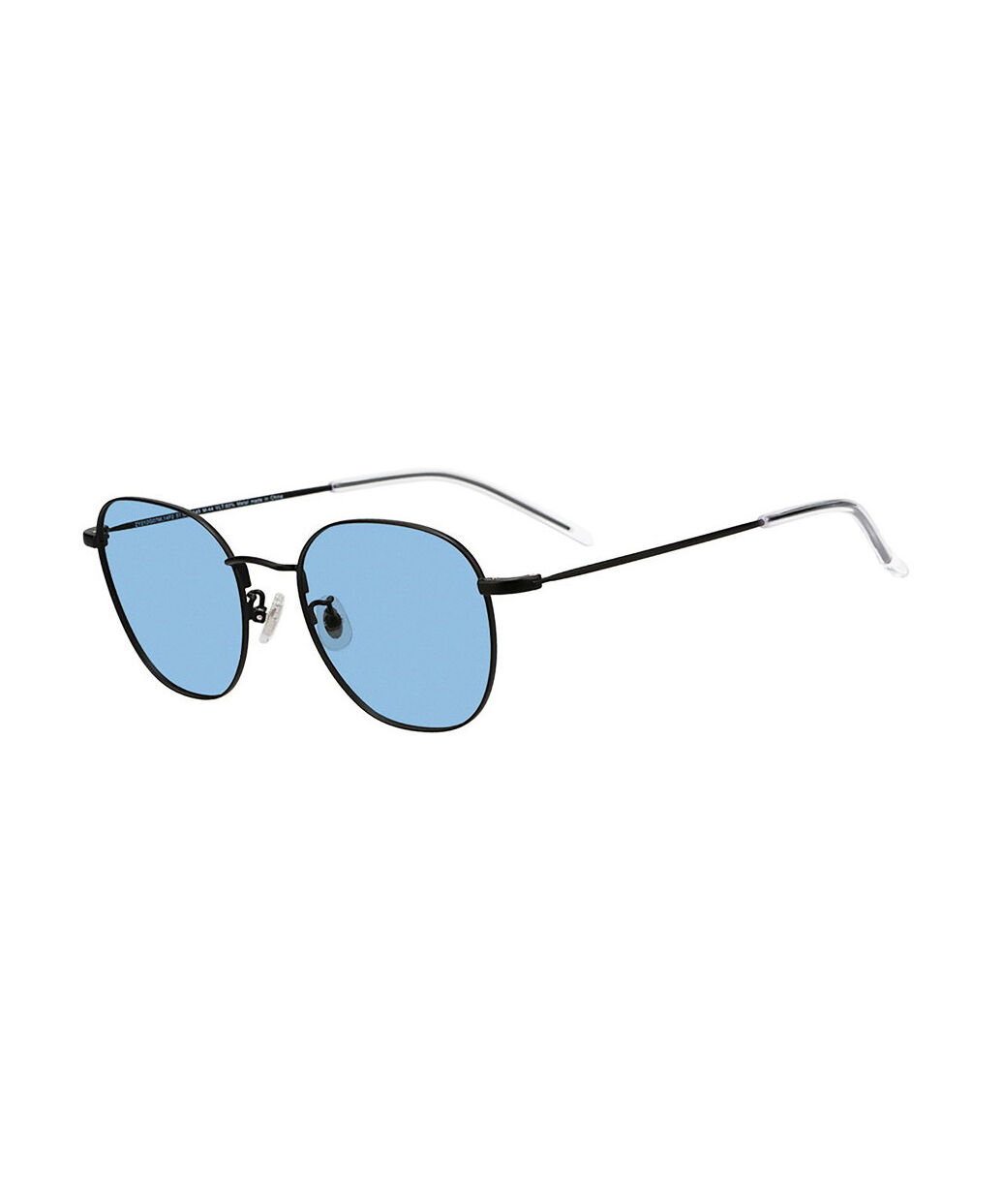  「ウェリントン型 サングラス｜ ライトカラーレンズ メタルフレーム ズレ落ち防止 TREND SUNGLASSES」|サングラス|ブラック系その他1