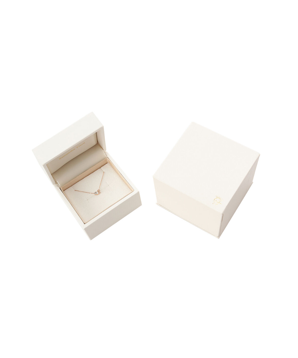Samantha Tiara「K10PG アクアマリンネックレス≪3月 誕生石≫」|ネックレス|
