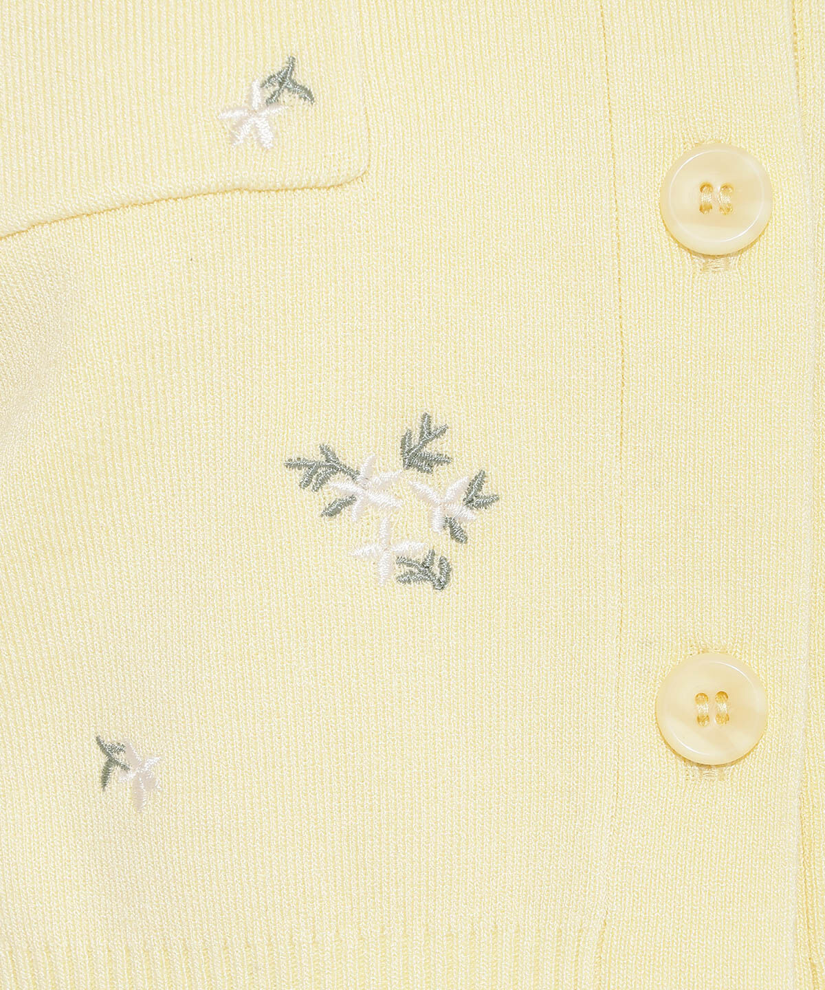 WILLSELECTION「小花刺繍タックスリーブカーディガン」|カーディガン|