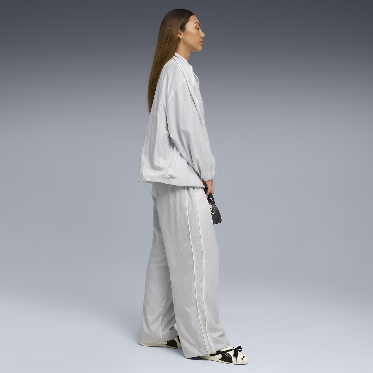 PUMA「【PUMA ｳｪｱ】W ROSE T7 OVERSIZED TRACK」|ポロシャツ|