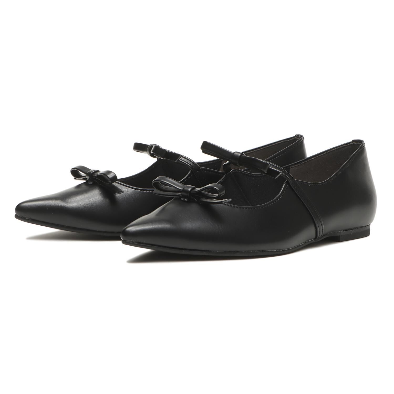 JOLI ENCORE「【JOLI ENCORE(TH)】W-RIBBON FLAT 1」|パンプス|
