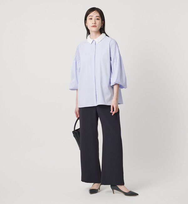 UNITED ARROWS「チュールカラー 2WAY ブラウス」|シャツ・ブラウス|