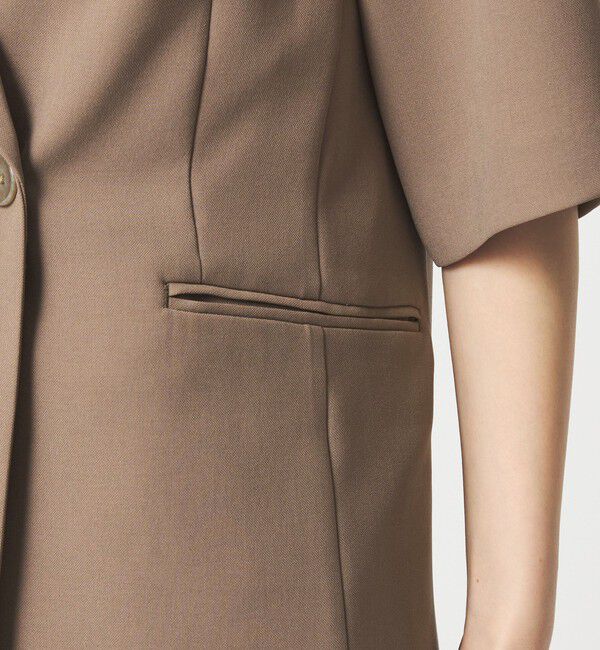 UNITED ARROWS green label relaxing「エアシカル ハーフスリーブ ジャケット  マシンウォッシャブル 接触冷感 通気性」|テーラードジャケット|