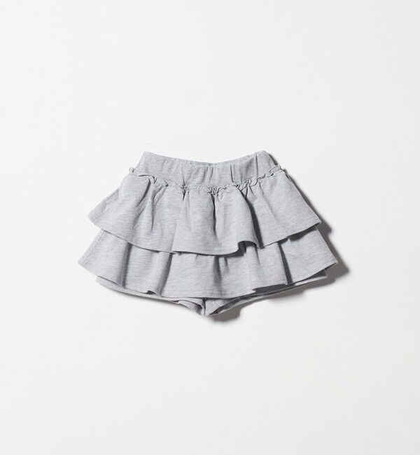 UNITED ARROWS green label relaxing「ミニ裏毛 フリル キュロット（グレー）100cm-130cm」|その他|