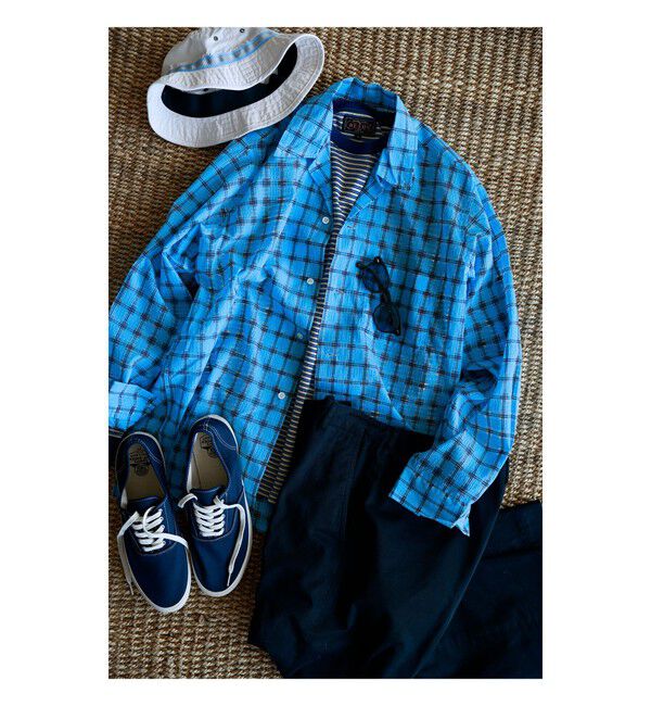 BEAMS PLUS「Open B.D. Nylon Airy Plaid」|シャツ・ブラウス|