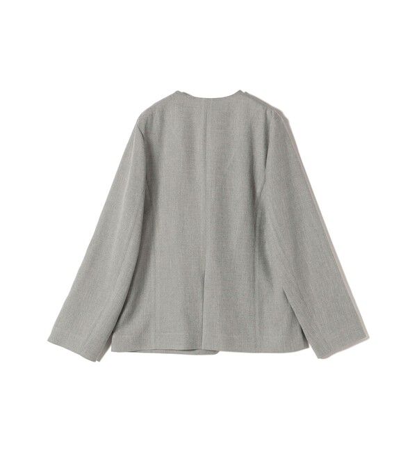 SHIPS for women「〈接触冷感/手洗い可能〉トリアセテート混 ノーラペル ジャケット（セットアップ対応）◇」|その他|