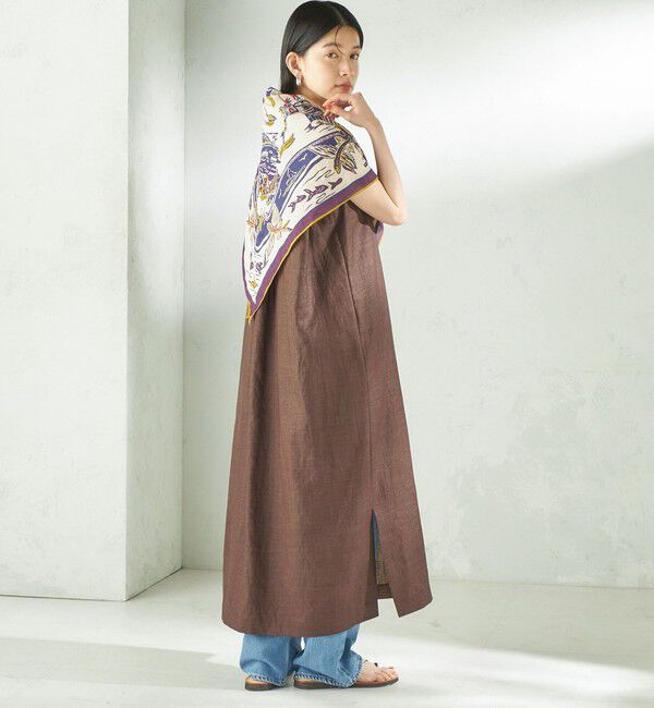 SHIPS for women「《一部追加予約》BINDU: スカーフ 100&times;100」|バンダナ・スカーフ|