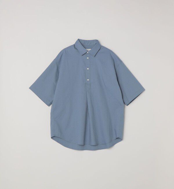 SHIPS any「【WEB限定】SHIPS any: ハイブリッドリネン プルオーバー シャツ(セットアップ対応) 26SS◆」|シャツ・ブラウス|