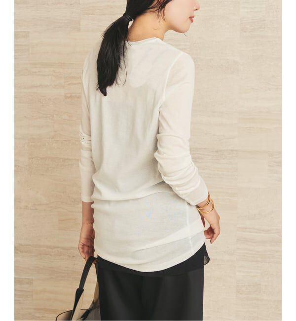 追加》LIGHT SHEER LONG Tシャツ 2（Plage）｜ルミネのファッション