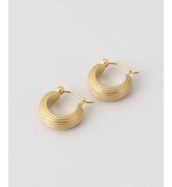 journal standard L'essage「OCUCCI/オクチ Pierce Hoop-stripe ピアス」|ピアス|