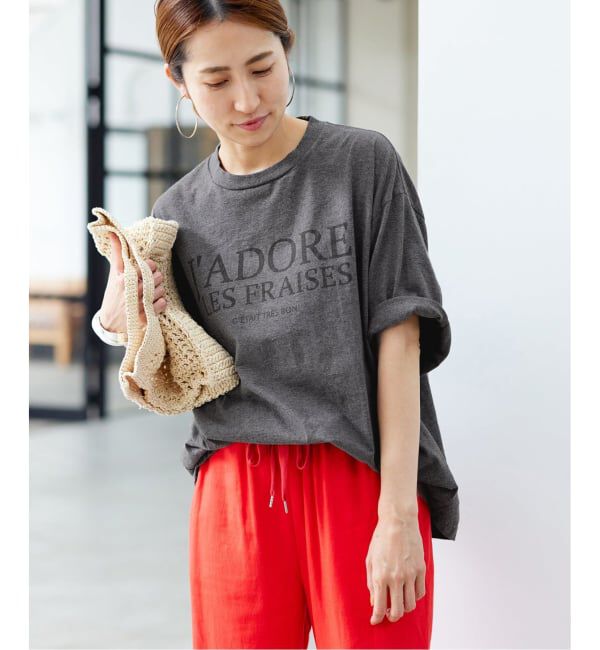 FRAMeWORK「≪WEB限定 / 追加≫フレンチロゴTシャツ」|Tシャツ・カットソー|