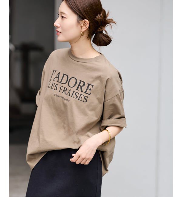 FRAMeWORK「≪WEB限定 / 追加≫フレンチロゴTシャツ」|Tシャツ・カットソー|