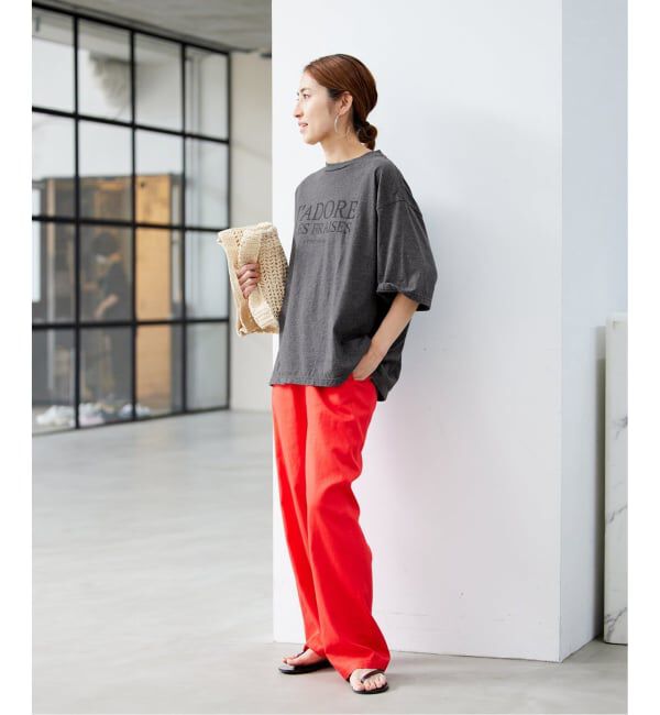 FRAMeWORK「≪WEB限定 / 追加≫フレンチロゴTシャツ」|Tシャツ・カットソー|