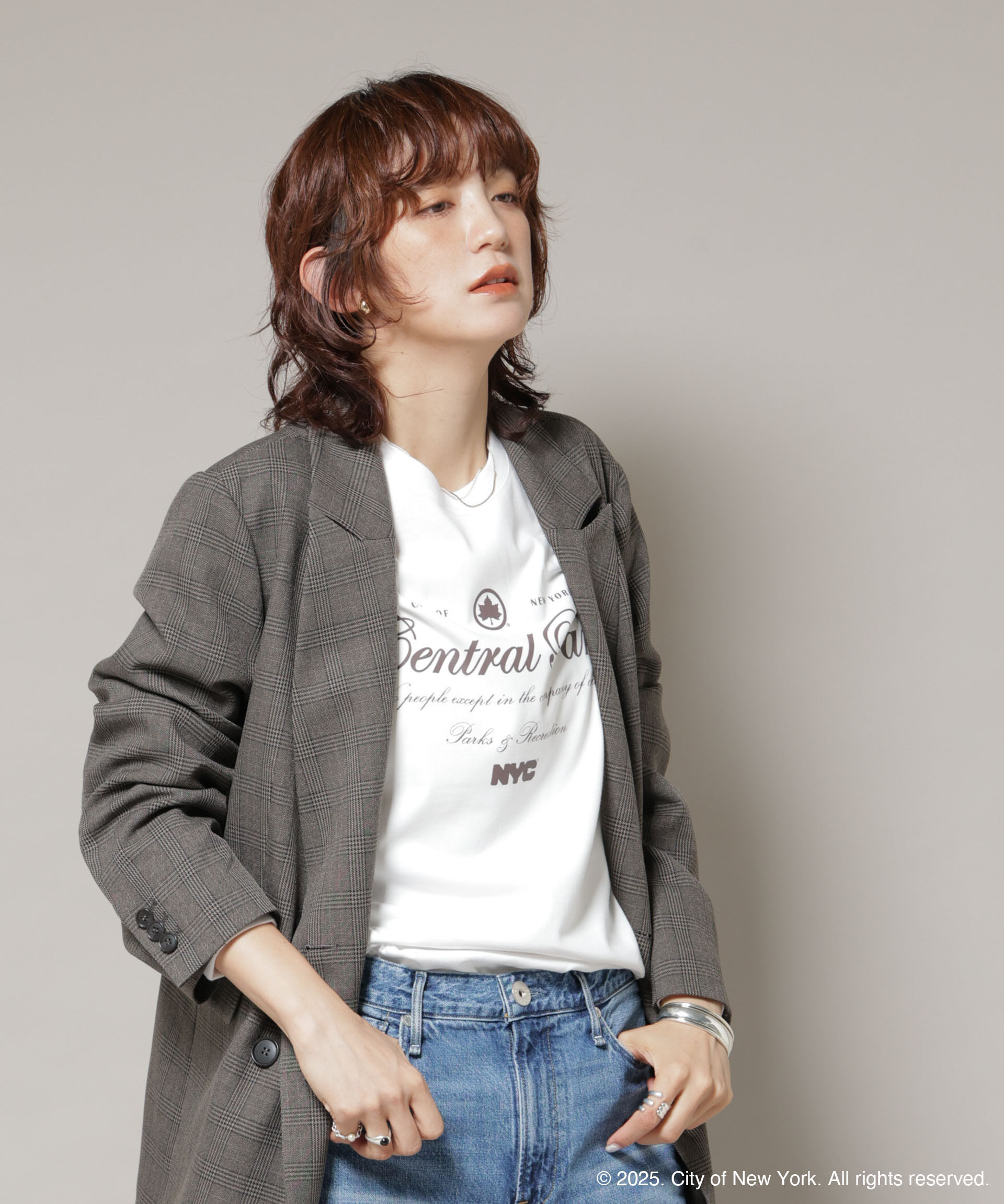 nano･universe「GOOD ROCK SPEED&times;Anti Soaked(R) 汗染み防止 NYC ロンT」|Tシャツ・カットソー|