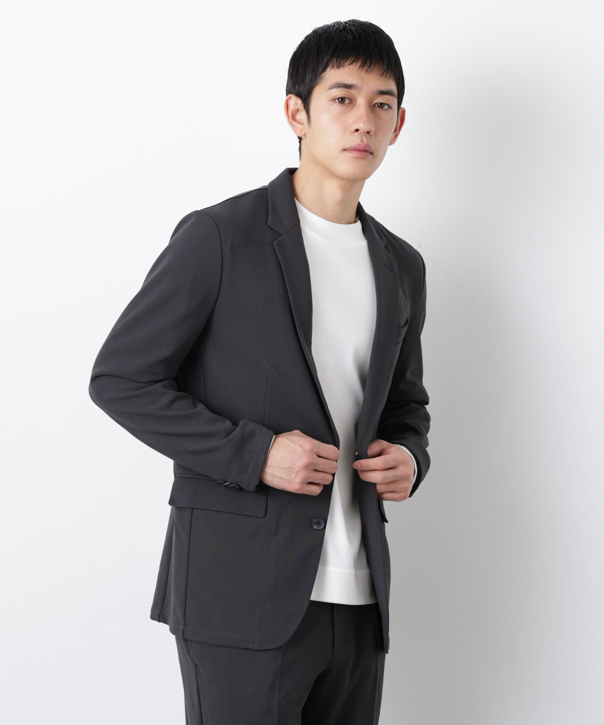 nano･universe「『Begin 5月号掲載 XLサイズ追加』｢Damerino Pack｣for Jet Setter ブークレージャージセットアップ」|スーツ|