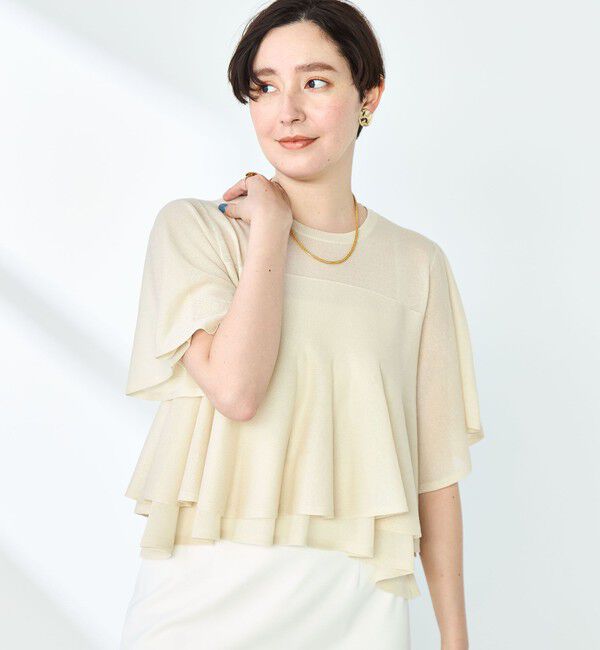 NOLLEY'S sophi「シアーティアードプルオーバーニット」|ニット・セーター|