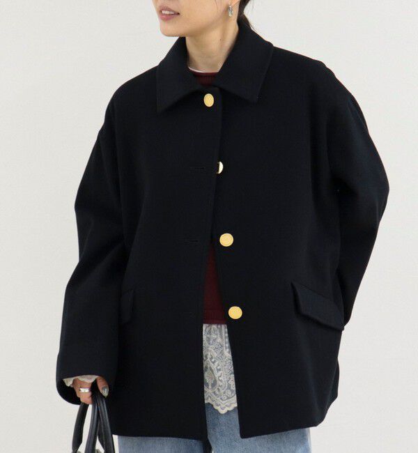 fredy emue「【Traditional WeatherWear】LINTON SHORT コート」|ダッフルコート|