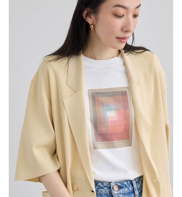 SALON adam et rope'「【PAUL KLEE by SALON】プリントコンパクトT」|Tシャツ・カットソー|