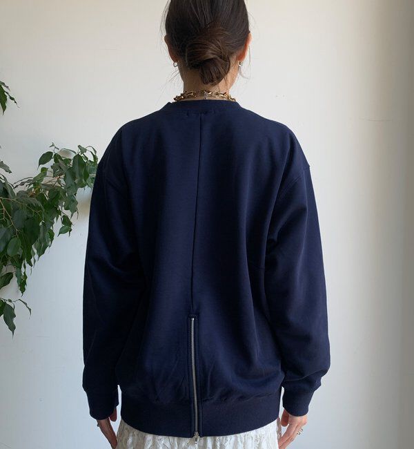  「【WEB限定】NORMANDIE裏毛バックジッププルオーバー」|Tシャツ・カットソー|