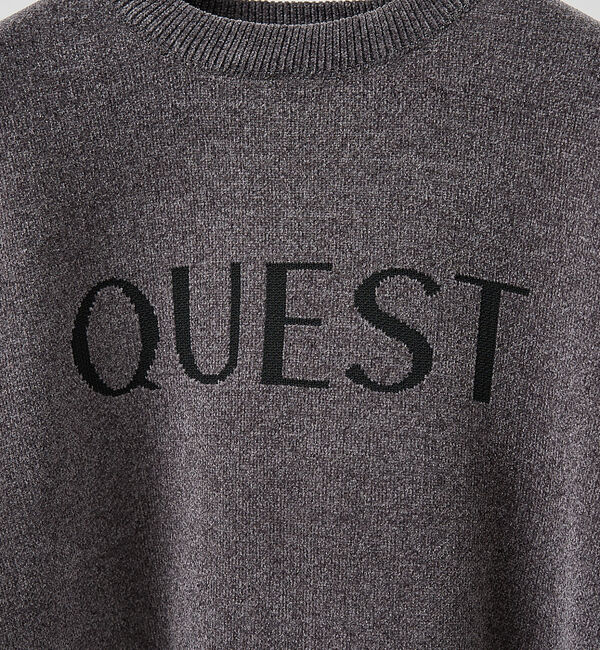 ABAHOUSE「【QUEST / ワンポイントロゴ】モールリンクス ニット」|ニット・セーター|